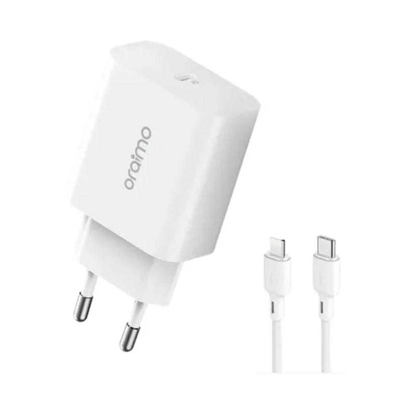 Oraimo Charger Home Type-C To Lightning 20W OCW-E106S - White