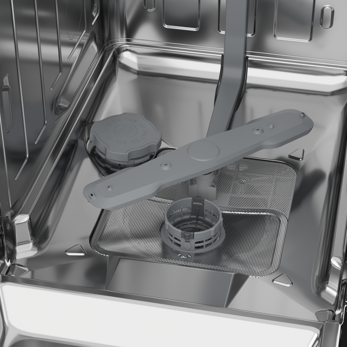 Beko Dishwasher 10 Place Settings 45cm 5 Programs , DVS05020S - Silver