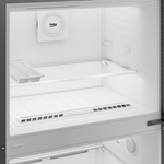 Beko Refrigerator 390L No Frost Top Freezer, RDNE420KD - Silver