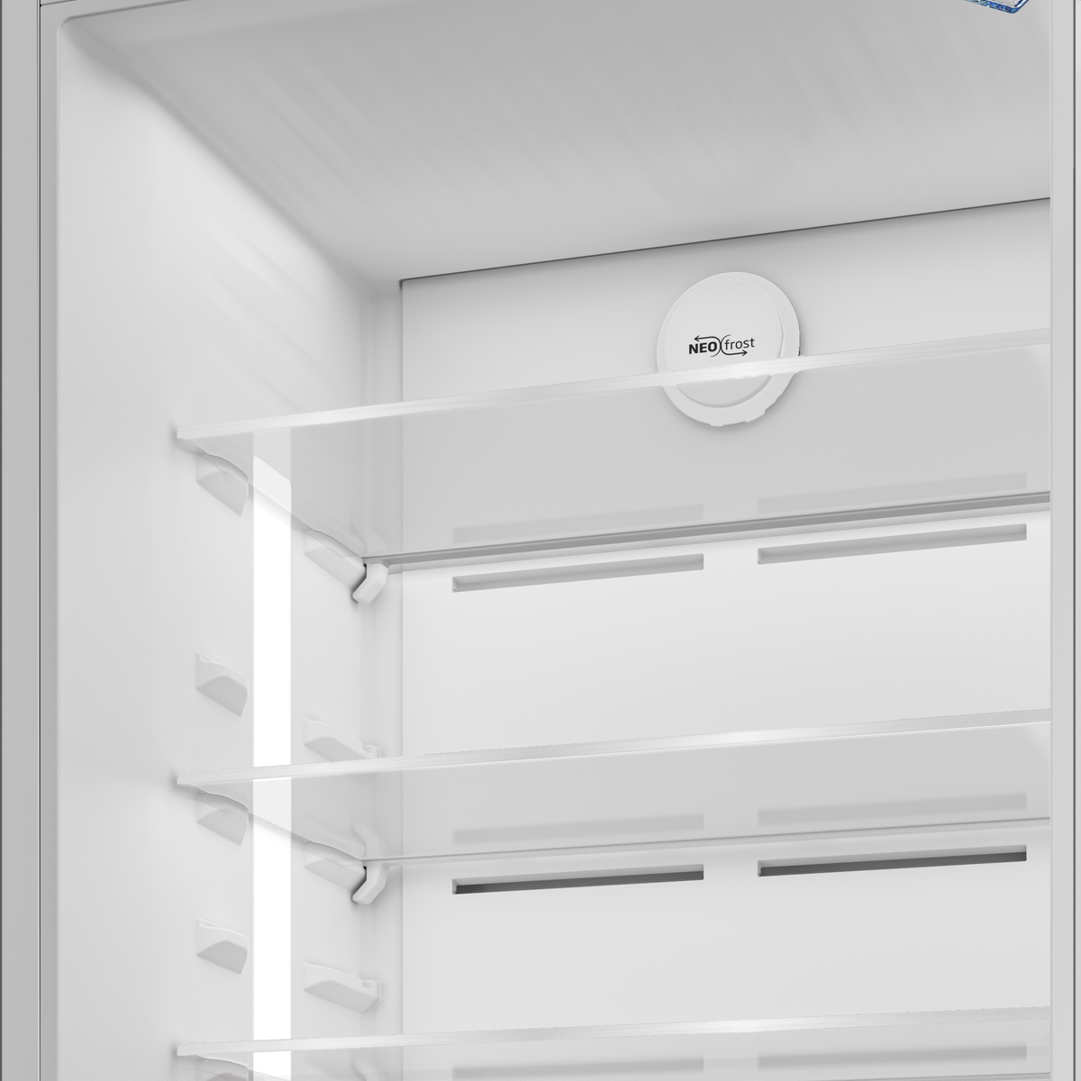 Beko Refrigerator 390L No Frost Top Freezer, RDNE420KD - Silver
