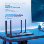 Tp-Link Archer AX53 Dual Band Gigabit Wi-Fi 6 Router AX3000 - Black
