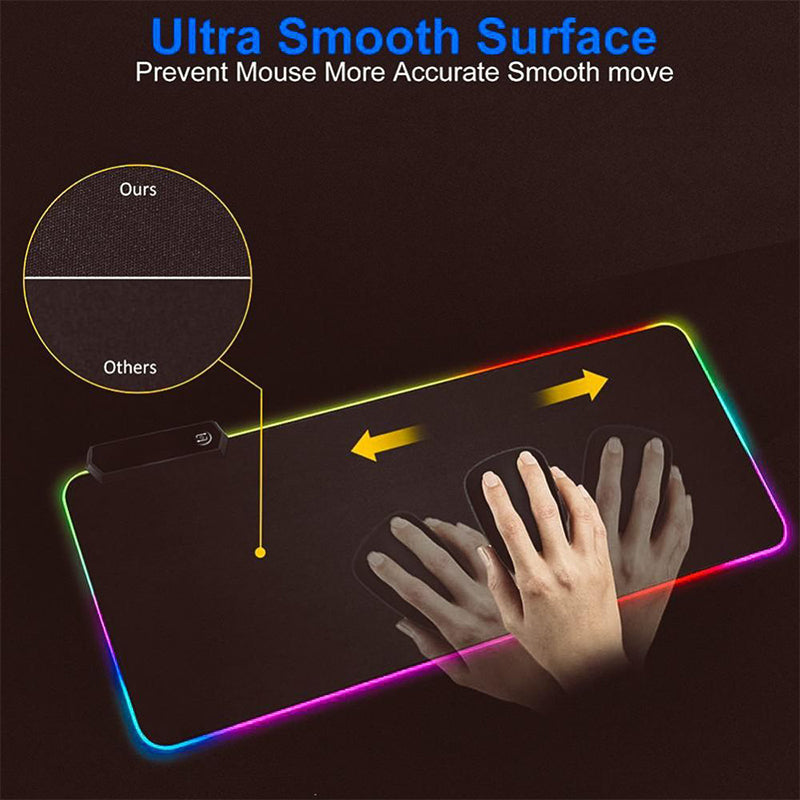 Redragon GMS-WT-5 RGB Colorful LED Light Mouse Pad