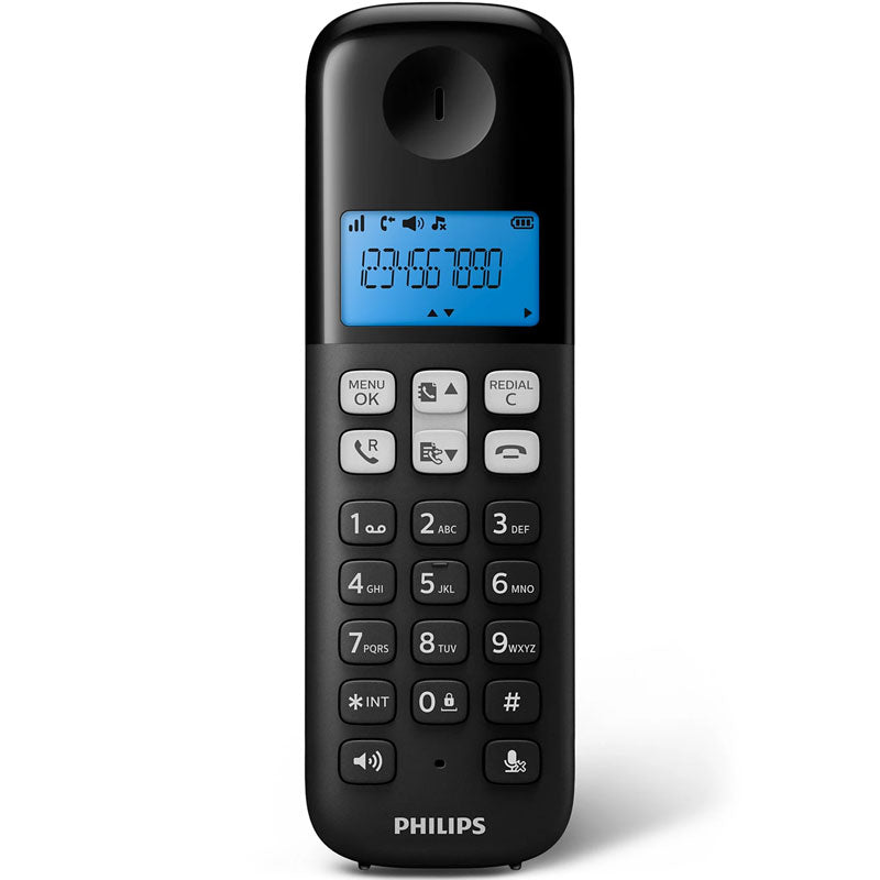 philips Cordless Phone D1611B/63 - Black