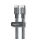 فيليبس كابل من Type-C إلى Type-C بقوة 60 واط، 3.3 قدم، 1 متر، DLC7030C