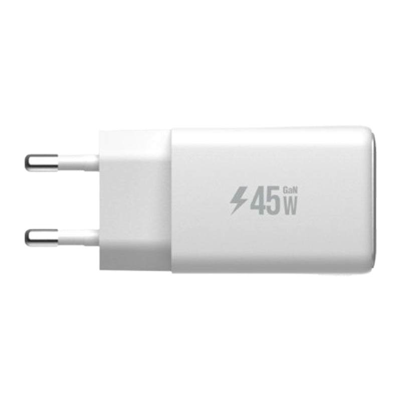 Pout Charger Home Adapetr 45W Gan USB-C - White