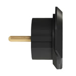 I Lock Power Lock Travel Plug Adapter Converter 16A Packet 3 Pieces - Black