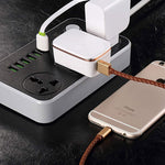 Ldnio Power Strip 3 Power Socket 6 USB 2.M 