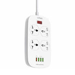 Ldnio Power Strip 4 Power Socket 4 USB 2500W 2.M 