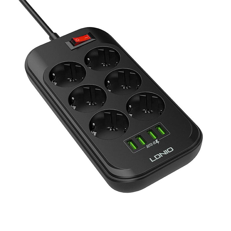 Ldnio Strip 6 Power Socket 4 USB 17W 2.M 