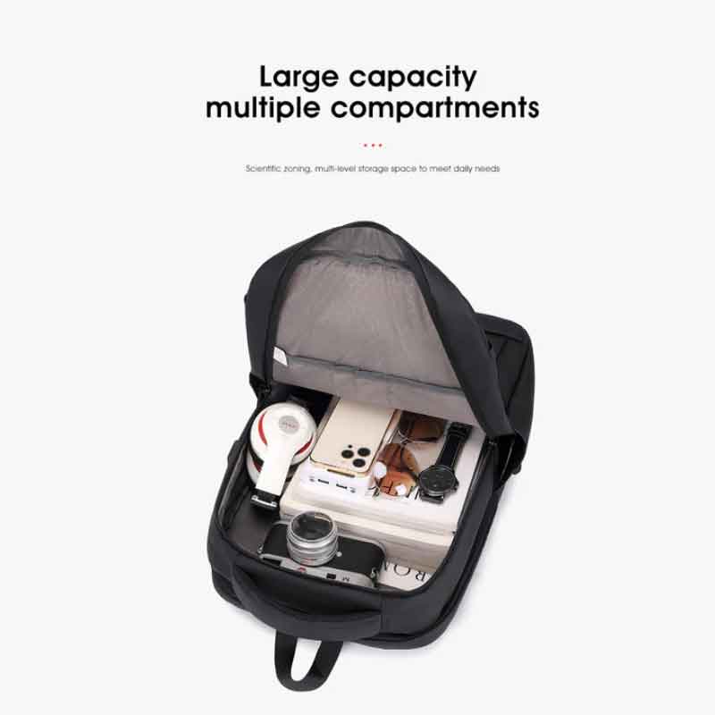 Rahala A901 laptop backpack 15.6-Inch - Black 