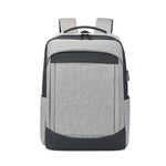 Rahala Laptop Backpack Bag 6301 -15.6" - Light Gray
