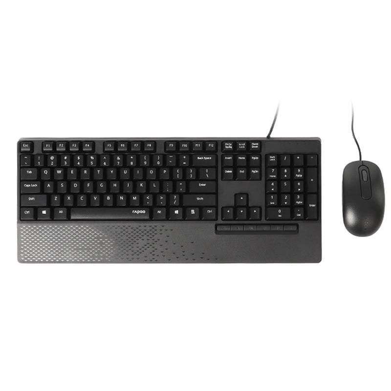 Rapoo Combo Mouse & Keyboard - Black - Nx2000 