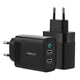 Recci RC43 Dual Port high power Charger 47W 2USB-C
