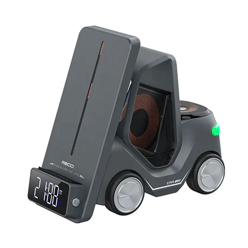 Recci RCW-37 Cruiser Wireless Charger 5 in 1 - Gray