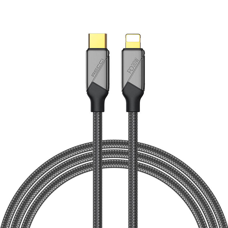 RECCI RS18CL VOYAGE Cable Type-C to Lightning 30Watt , 1.5M