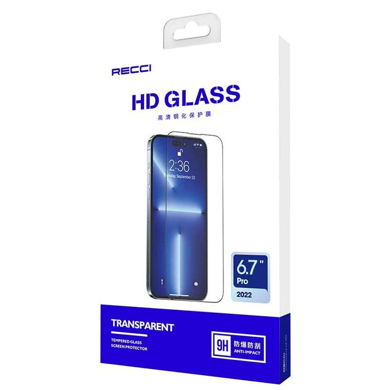 Recci 9H Screen HD Glass Protector iphone 14 Pro Max