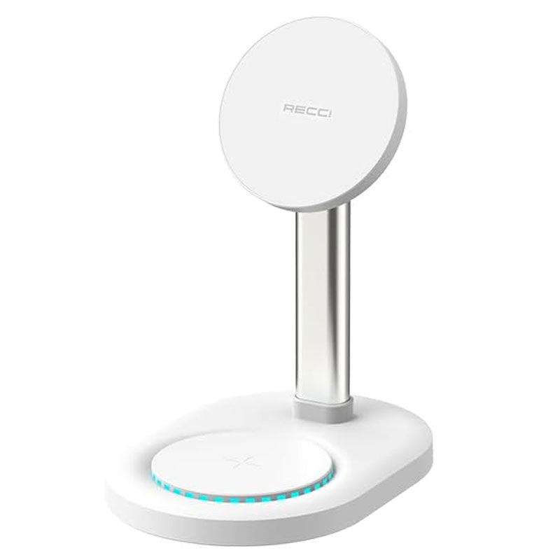 Recci RCW-32 2 in 1 Wireless Magnetic Charger & Holder Stand
