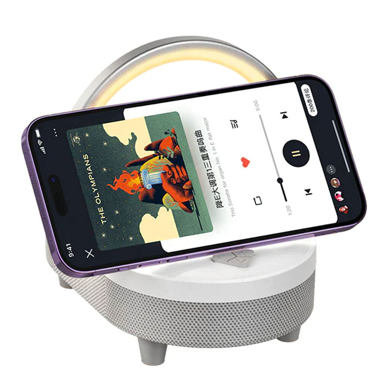 Recci RLS-L16 Wireless Charger 4 IN1 & Holder & Light Control 15W