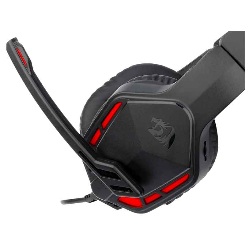 Redragon H220-RGB THEMIS Wired Gaming Headset - Black