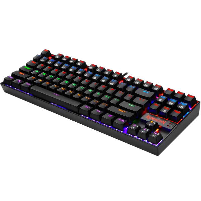 Redragon K552RGB-2 Gaming Keyboard KUMARA LED Backlit Wired - Black 