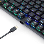 Redragon K607-RGB Gaming Keyboard Wired ABS-TKL