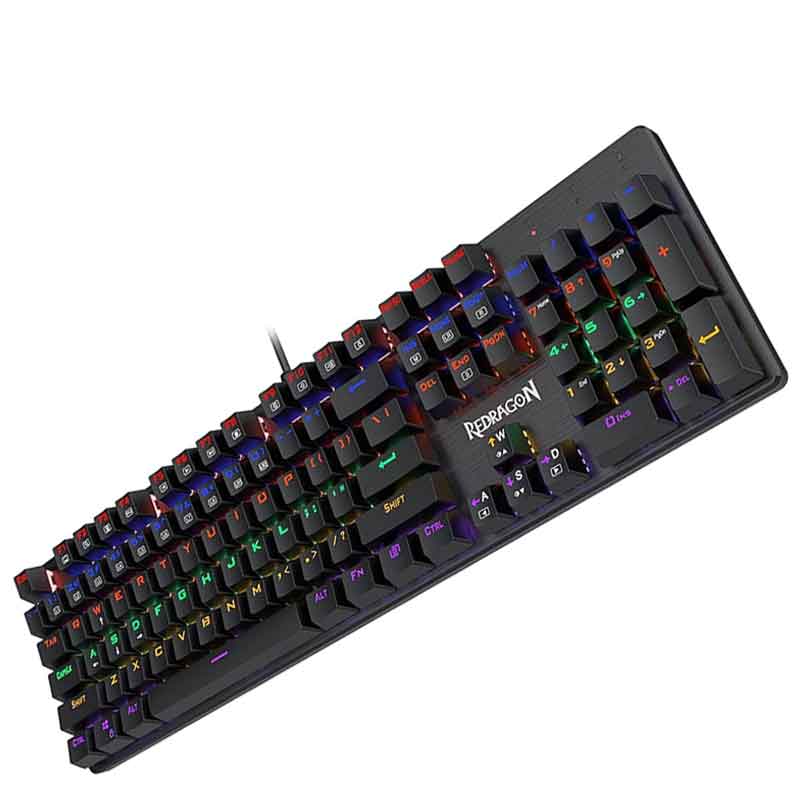 Redragon K608R Gaming Keyboard Wired VALHIM - Red Switch