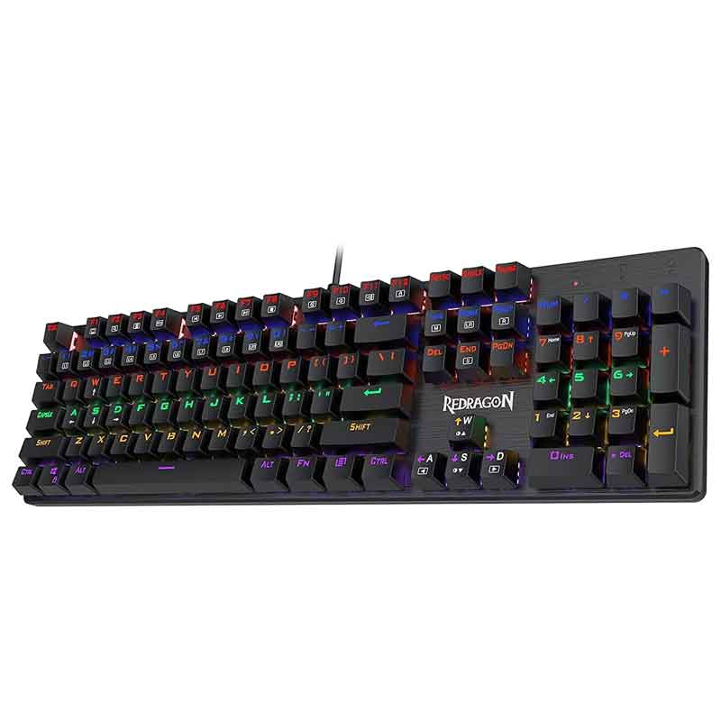 Redragon K608R Gaming Keyboard Wired VALHIM - Red Switch