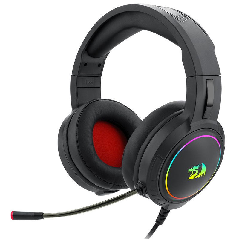 Redragon H270 Mento RGB Gaming Headset - Black