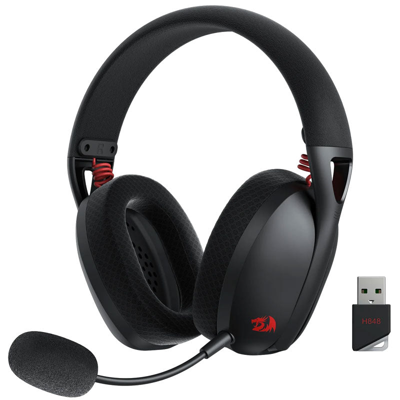 Redragon H848B IRE Pro Lightweight Wireless Gaming Headset - Black