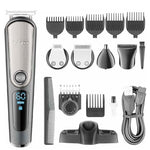 VGR Professional Digital 5 In 1 Rechargeable Wet and Dry Grooming Kit