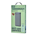 Remax RPP-625 Power Bank 10000mAh 2.1A - Gray