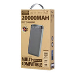 Remax RPP-626 Power Bank 20000mAh 2.1A - Gray