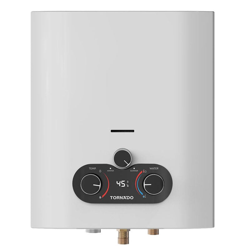 Tornado , Gas Water Heater , 6 L , No Chimney , Natural Gas , GHE-MP6SN-W - White
