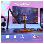 ماونو DGM20S ميكروفون ألعاب DGM20S Gamerwave المكثف USB RGB