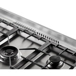 بوتاجاز Toshiba 90×60 سم فري ستاند، 5 شعلات مع مروحة، RQ1-90MG5GE(GR) - رمادي 