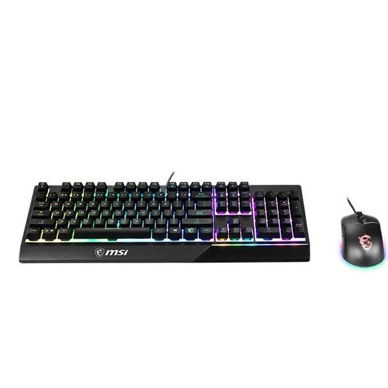 Msi , Vigor GK30 Combo AR Mechanical-Like RGB Gaming Keyboard - Black
