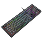 Redragon , K518 , CRUX RGB Membrane Gaming Keyboard , 108 Keys ,  Anti-Ghosting , USB Wired - Black