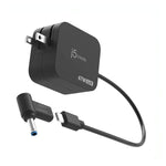 j5create - 67W GaN PD USB-C® Mini Charger with 4.5 mm DC Converter - JVA11
