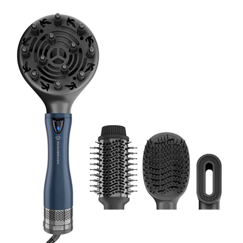 Rush Brush® 4 IN 1 Styler ,1200 Watt , Blue