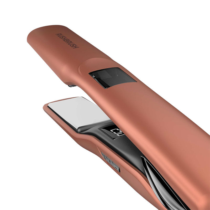 Rush Brush® X2 Max Hair Straightener - Rose Gold