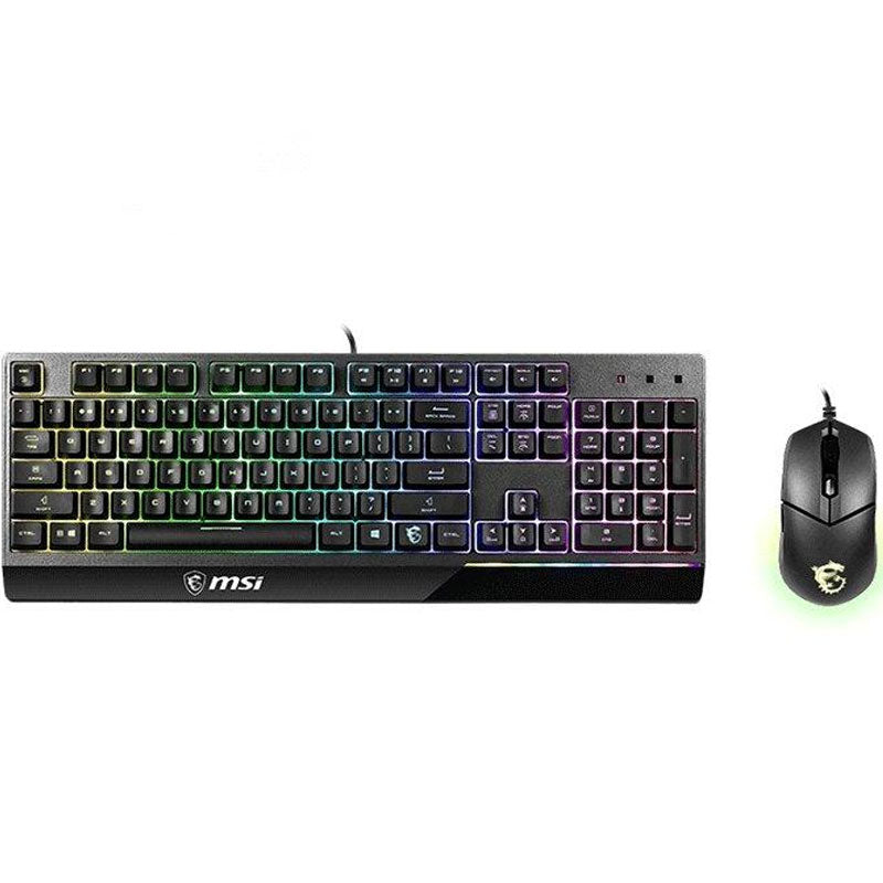 Msi , Vigor GK30 Combo AR Mechanical-Like RGB Gaming Keyboard - Black
