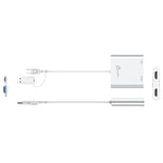 j5create - محول USB-C® إلى منفذي HDMI™ لشاشات متعددة - JCA365