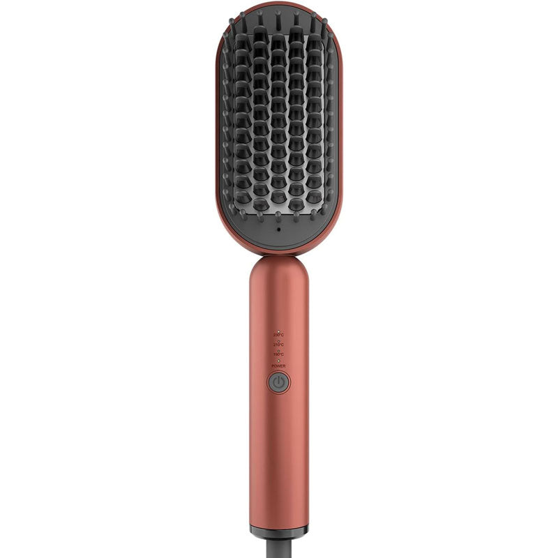 Rush Brush® S3 Lite Hair Straightener Brush - Rose Gold
