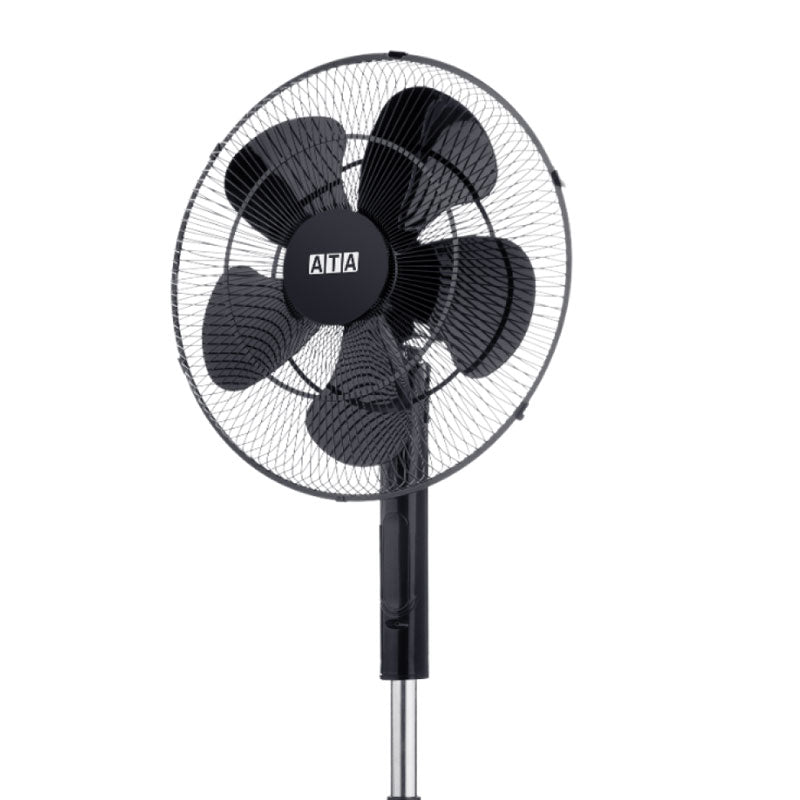 ATA , Flow Stand Fan, 18 Inches, 5 Blades , S362 - Black
