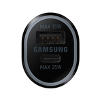 Samsung EP-L4020NBEGWW Car Fast Charger USB-C & USB-A - 40W - Black