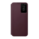 Samsung S22 Plus Cover Clear View - Dark Red