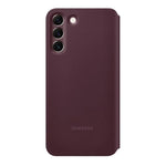 Samsung S22 Plus Cover Clear View - Dark Red