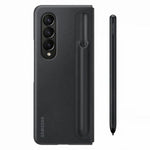 Samsung Z Fold 4 Flip Cover With Pen & Charger - Black