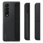 Samsung Z Fold 4 Flip Cover With Pen & Charger - Black