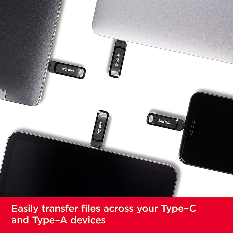 Sandisk Flash Mobile 64GB Metal Dual USB Type-C